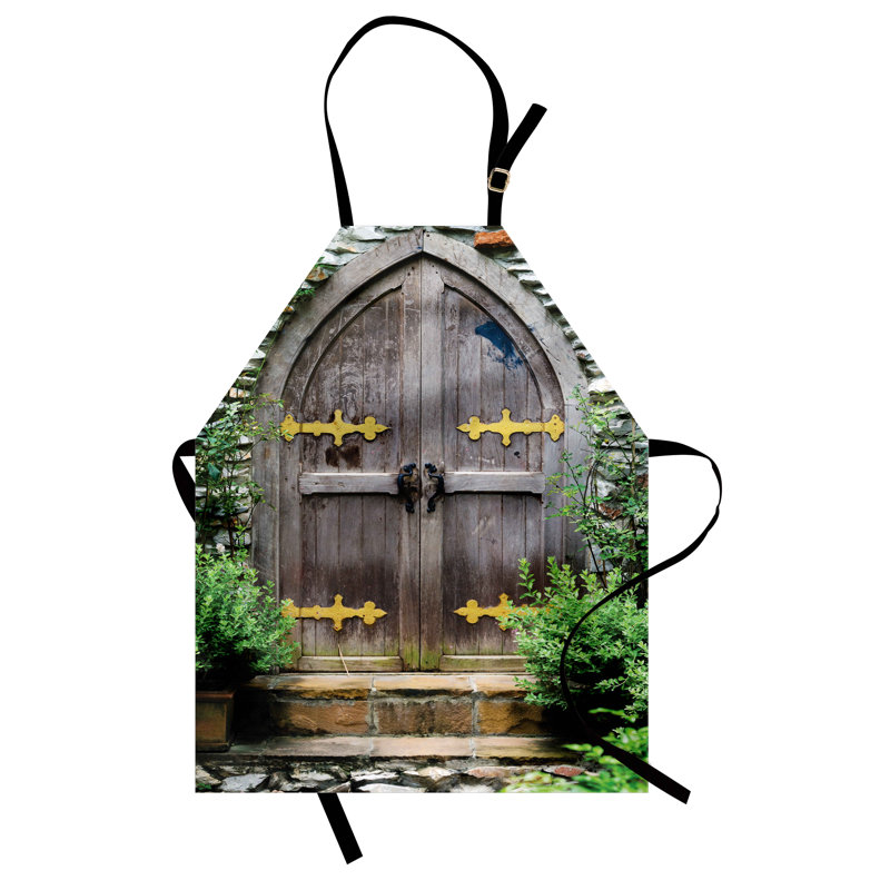 No Pattern Bib Apron