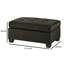 Repose-pieds touffeté Irven-33487379
