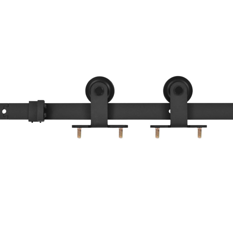 Porte coulissante en verre Nottaway, H 80,7 po x l 40,2 po x P 0,8 po