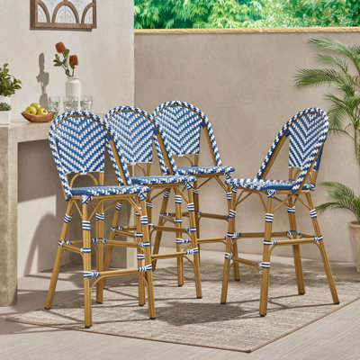 Battaglia 29.5" Patio Bar Stool by Beachcrest Home