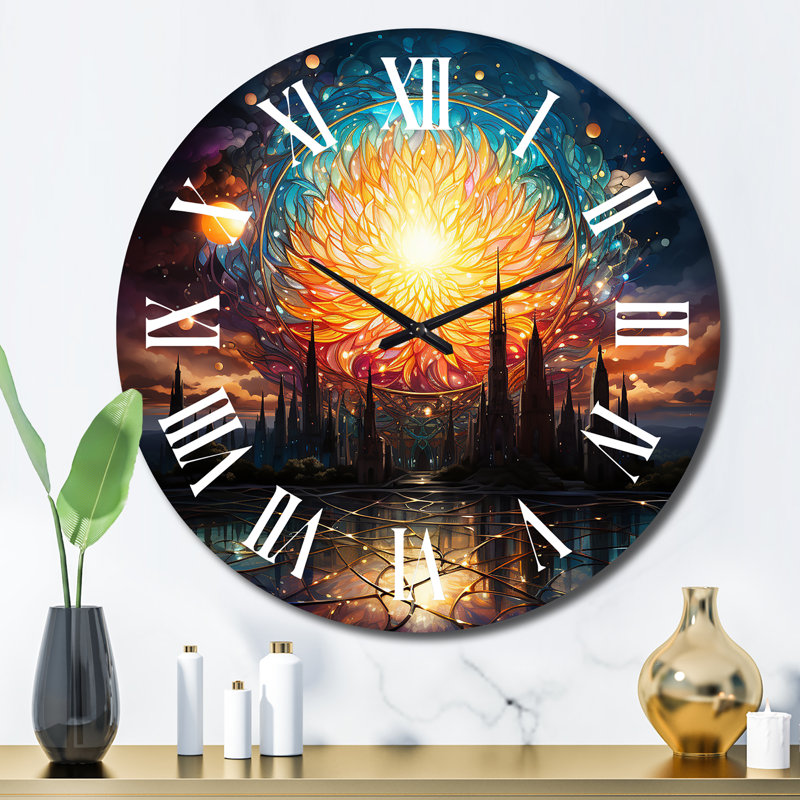 Horloge murale City of Flowers, Grand