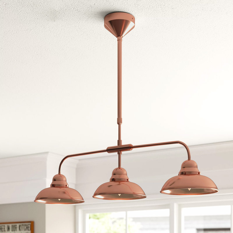 Irasville 3 - Light Kitchen Island Pendant, Copper