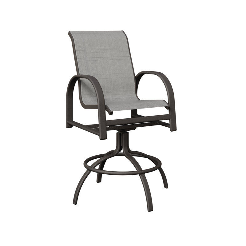 Chaise berçante pivotante Berlin Gardens Murphy Slings, Charm platine, Graphite moucheté