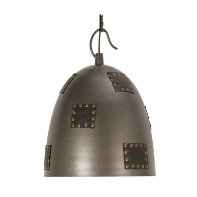Brandie 1 - Light Bronzed Black Dome Pendant