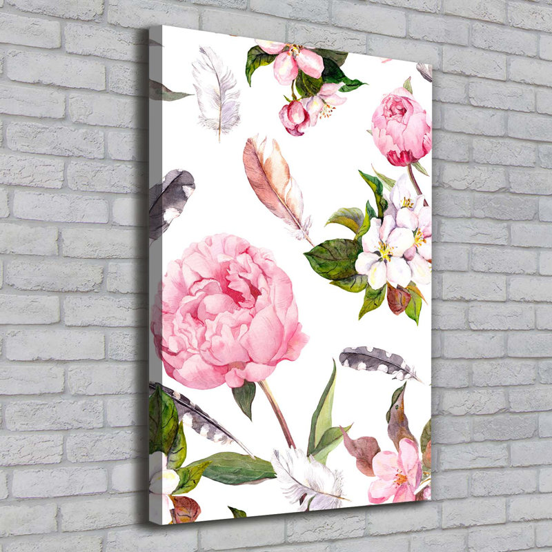 Floral Pattern - Wrapped Canvas Print