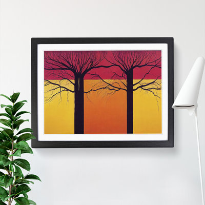 Excellent Abstract Trees - Framed Print