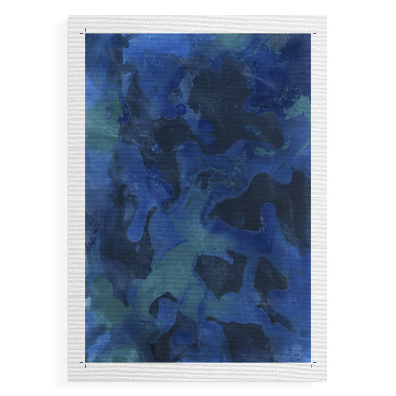 Cobalt galaxie I - impression sur toile seulement - non encadrée, 27" H x 18" W