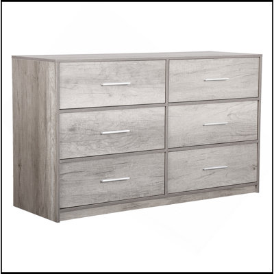 6-Drawer Dresser With Large Fabric Drawers
