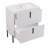 30" Freestanding Bathroom Vanity With Ceramic Sink & 2 Soft-Close Drawers-1510983180