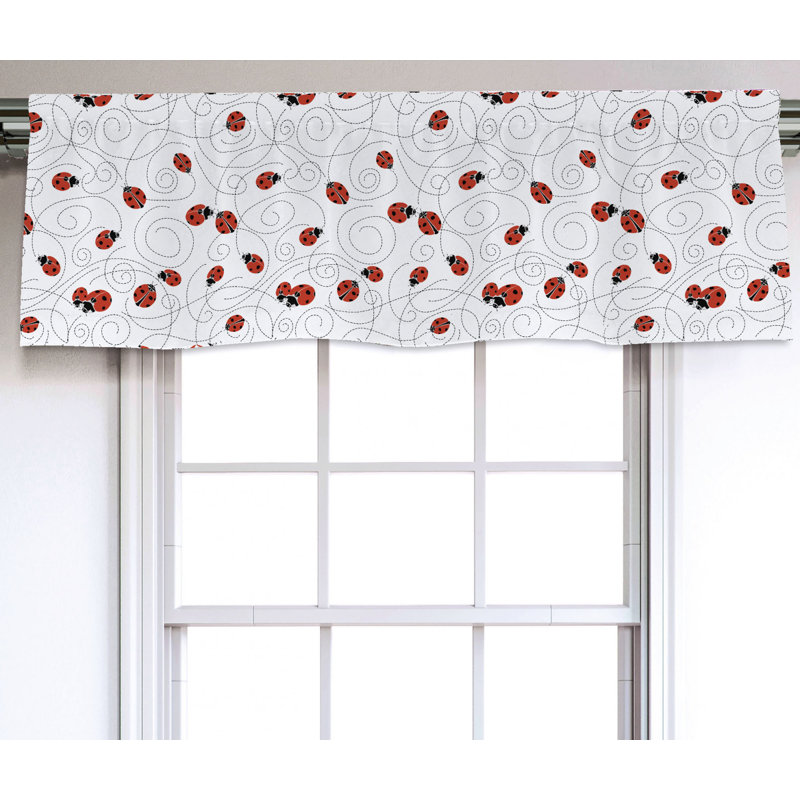 Sateen Ruffled Window Valance