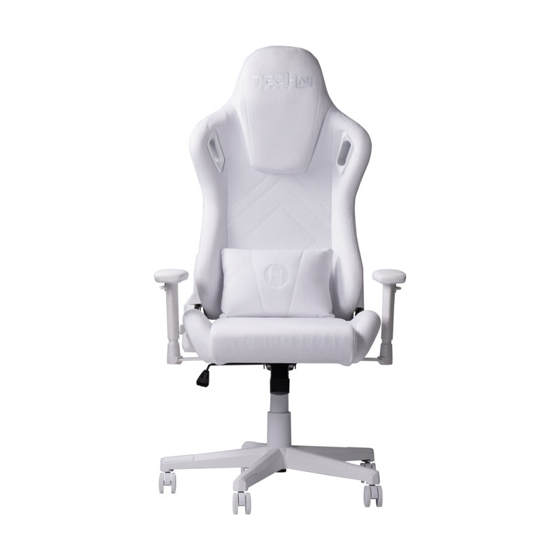 Sport F45C Velvet Memory Foam Gaming Chair, White