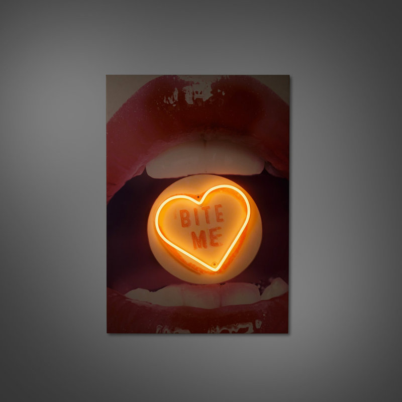 Hot Lips Bite Me Print