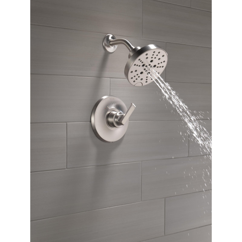 Tetra Shower Faucet Trim Kit, Shower Faucet Set, Shower Head and Handle Set, Shower Kit, Lumicoat Stainless