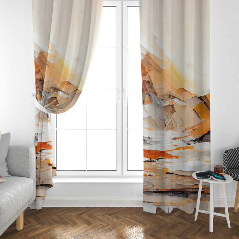Jitu Room Darkening Curtain Pair, 40" W x 82" L
