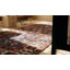 Blue Tribal Paisley Pattern Antique Caucasian Wool Hallway Runner Kazak Rug