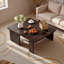 Table basse en bois, table de salon carrée moderne Mid Century, forme ajustable libre, 2 pièces-2129587139-2132692897