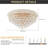 Modern Crystal 12-Light Ceiling Light-101878166