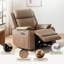 Fauteuil inclinable électrique oscillant Hayes - Taupe-458035308