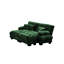 Canapé-lit Cloud Couch pour salon, canapé 2 places en chenille avec 2 coussins lombaires et 2 coussins décoratifs, canapé rembourré à accoudoirs larges avec 2 repose-pieds, chenille-588639636