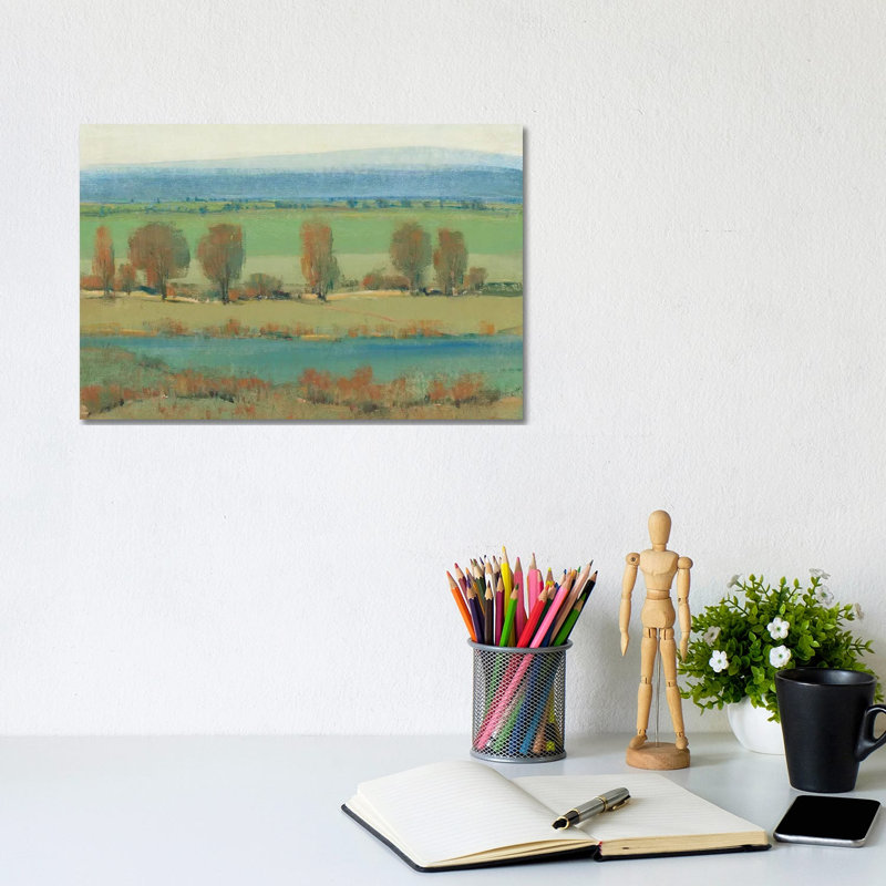 Flat Terrain I by Tim OToole - Gallery-Wrapped Canvas Giclée on Canvas, Canvas, 20.32 cm H x 30.48 cm W