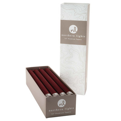 Northern Lights Unscented Taper Candle