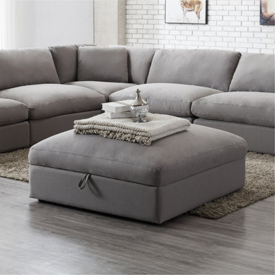 Repose-pieds Rivas Contemporary, gris graphite