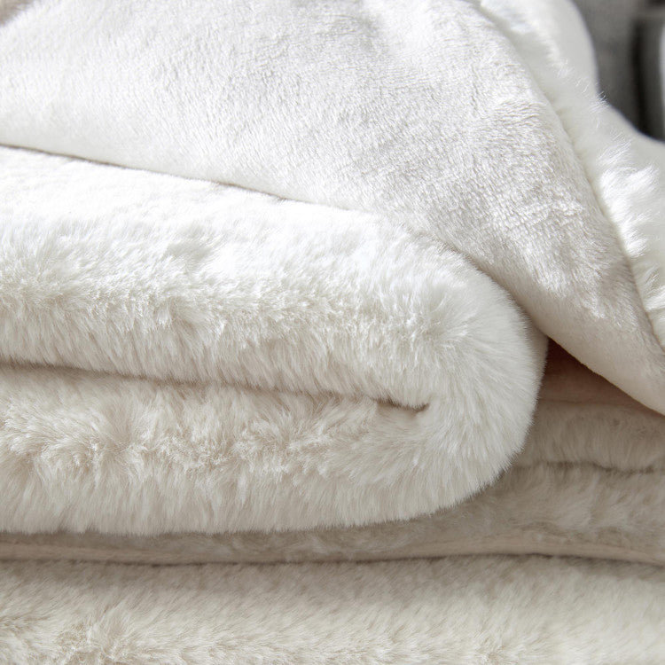 Bianca Madura Throw, Light Beige, W140 x L140cm