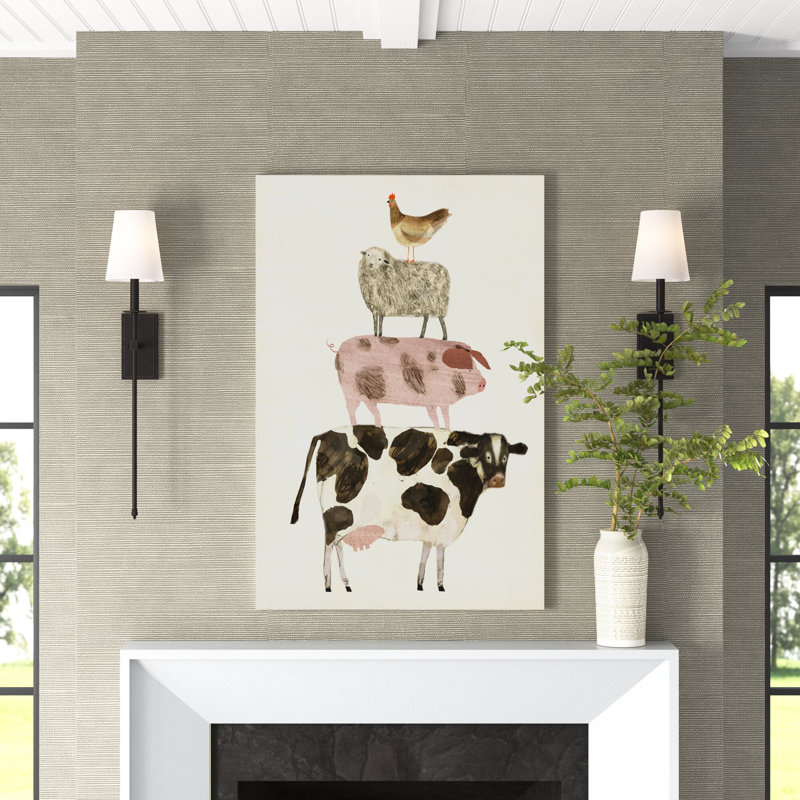 Barnyard Buds IV by Victoria Borges - Wrapped Canvas Painting Print, Wrapped Canvas, 76cm H x 51cm W