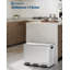 Stainless Steel Multi-Compartment Rubbish & Recycling Bin-128847301