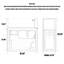 Aquarium en verre de style industriel sans cadre
