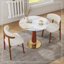 Table de salle à manger ronde avec piètement robuste-1882429981