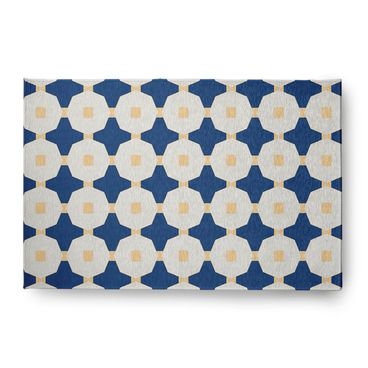 Cynamon Chenille Geometric Indoor Rug