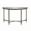Console Gisell avec miroir, miroir et finition laiton antique AC02737