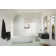 Maven 34 in. x 66.75 in. Frameless Arched Fluted Single Fixed Bath Panel