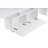 Modern TV Stand, Natural White Finish, 70.9 x 19.7 x 12.3 inches | 100% Melamine Coated Particle Board, Thickness: 0.7 inches | Stylish & Functional Design for Living Room, Entertainment Center, Easy to Assemble-105519781