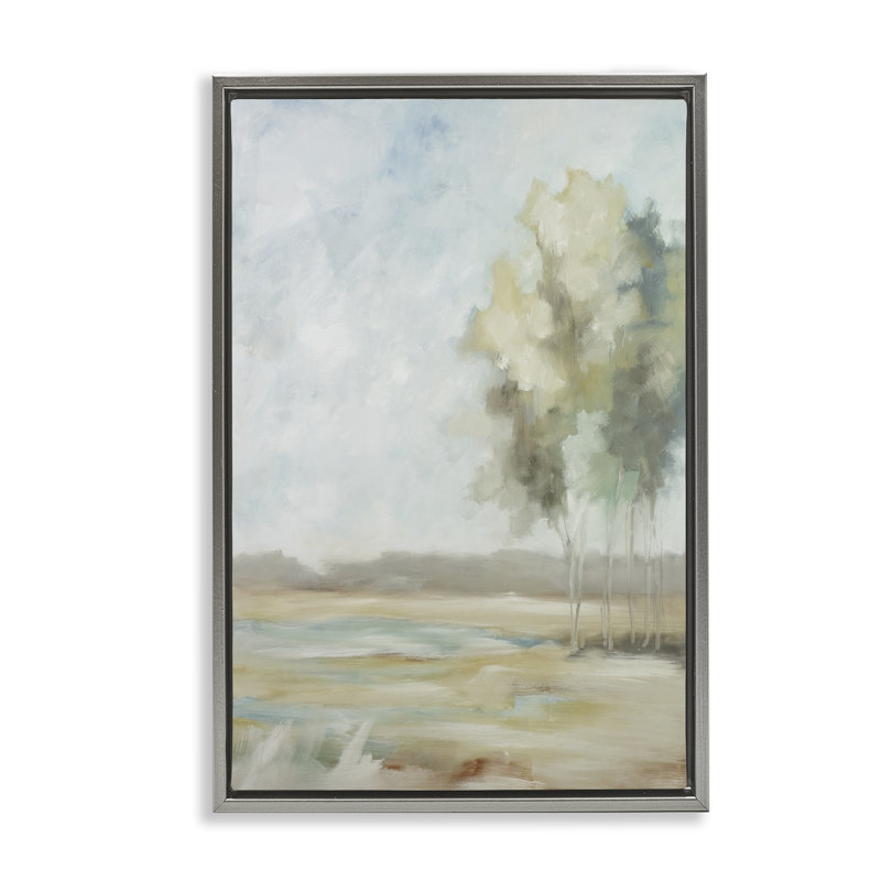 Cadre flottant Solo Landscape, par Jacqueline Ellens, Cadre flottant gris lustré, H 31 po x l 21 po