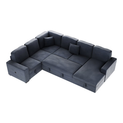 4-Piece Convertible Sectional