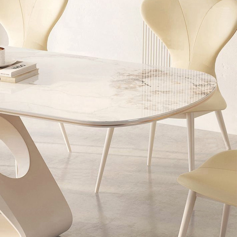 Table de salle à manger Light Luxury, H 29,53 po x L 78,74 po x l 31,5 po