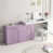 Mauve / blanc crème