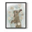 «Rabbit In Dandylions», reproduction encadrée - bois massif-1013067987-1013067998