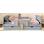 Lit plateforme double avec tiroirs de rangement, structure de lit en bois massif-124917479-124917477