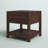 Solid Wood Top End Table with Storage