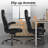 Ergonomic Executive Office Chair, Adjustable Height & Flip-up Armrests-725879683