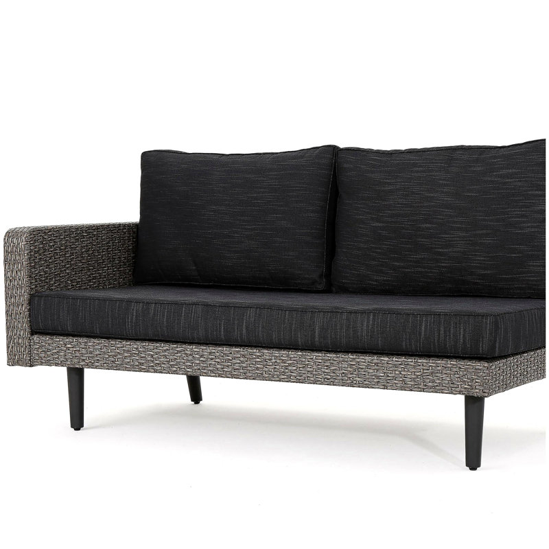 ENSEMBLE DE TAPIS TAHITI - ACCOUDOIR Droite - Gris