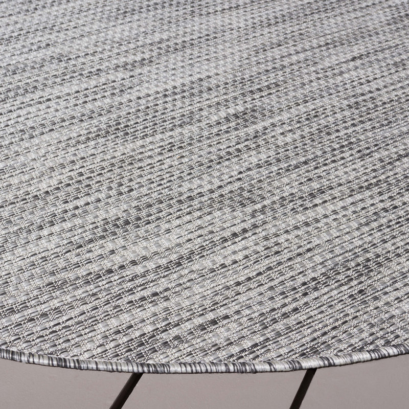 Courtyard Performance Indoor/Outdoor Area Rug, Round 6'7"