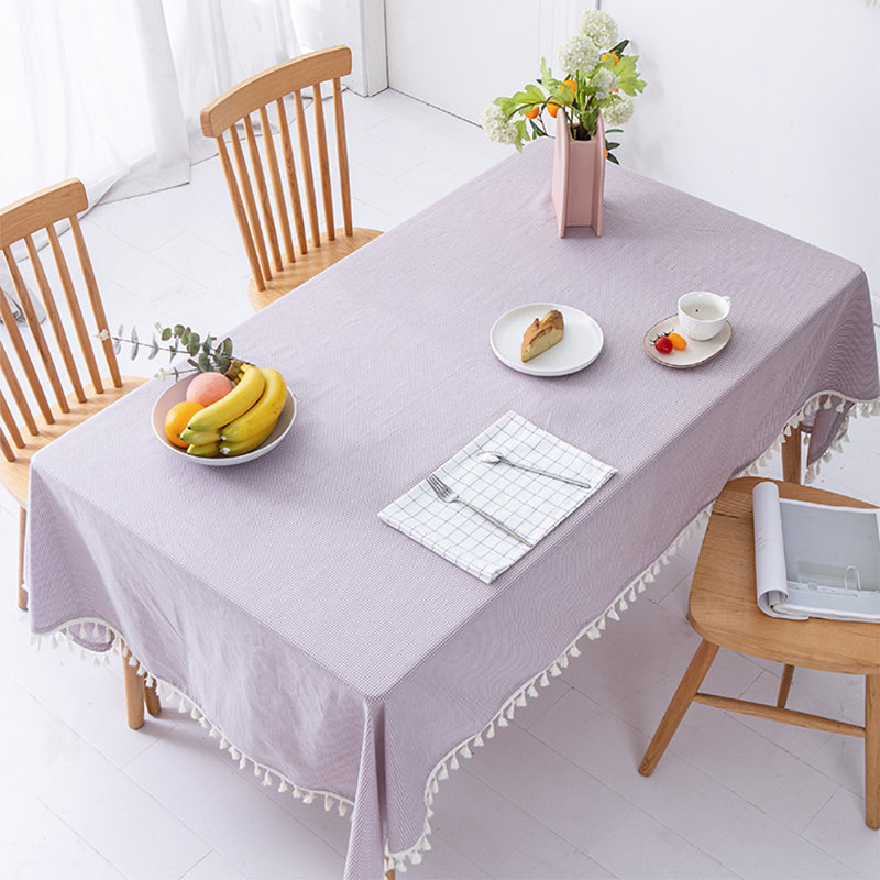 Lillyah 100% Cotton Tablecloth, 56'' x 40''