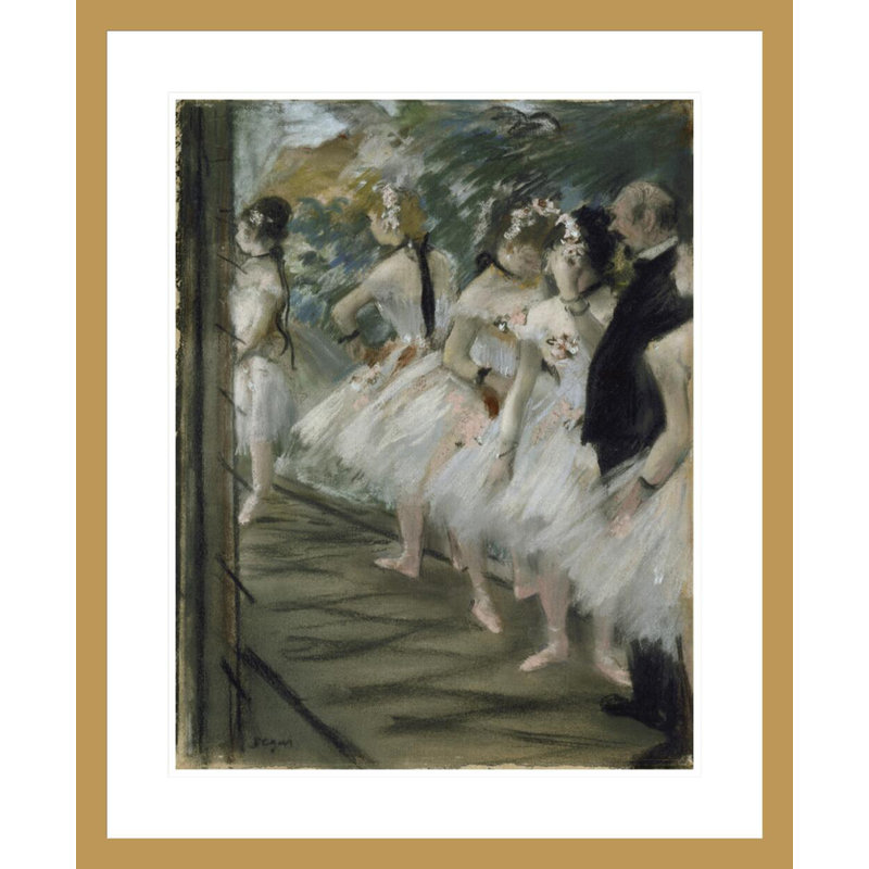 «The Ballet» par Edgar Degas, impression giclée sur cadre, H 28,5 po x l 23,5 po