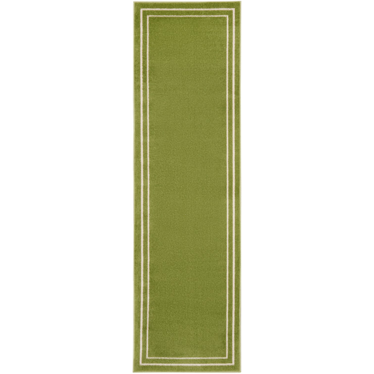 Nourison Essentials Green Ivory Indoor/Outdoor Area Rug