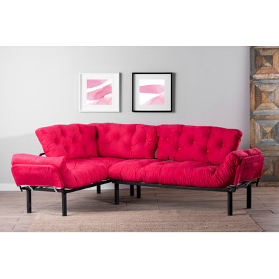 Upholstered L-Shaped Sectional Left Hand Facing