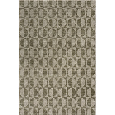  Rosabel Mid Century Geometric Area Rug